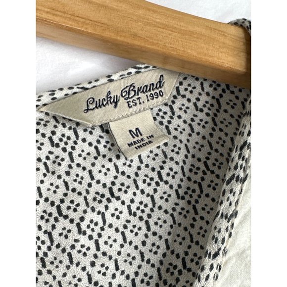 Lucky‎ Brand Long Sleeve Blouse sz Medium Multicolor - Picture 2 of 6